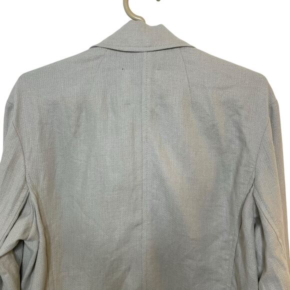NWT Madewell Breezewoven Larsen Blazer Jacket Linen Oversized Breathable Size S - Picture 6 of 12